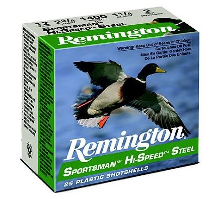 REM. SPORTSMAN STEEL 12ga.2-3/4” 11/8 4