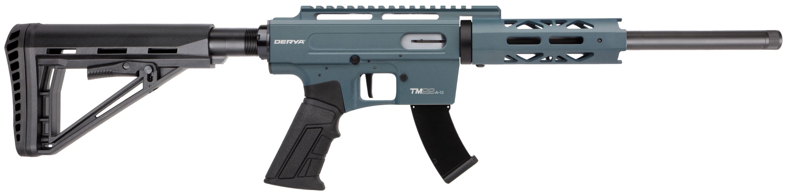DERYA TM22 PRO Blue Titanium c.22 LR 12″