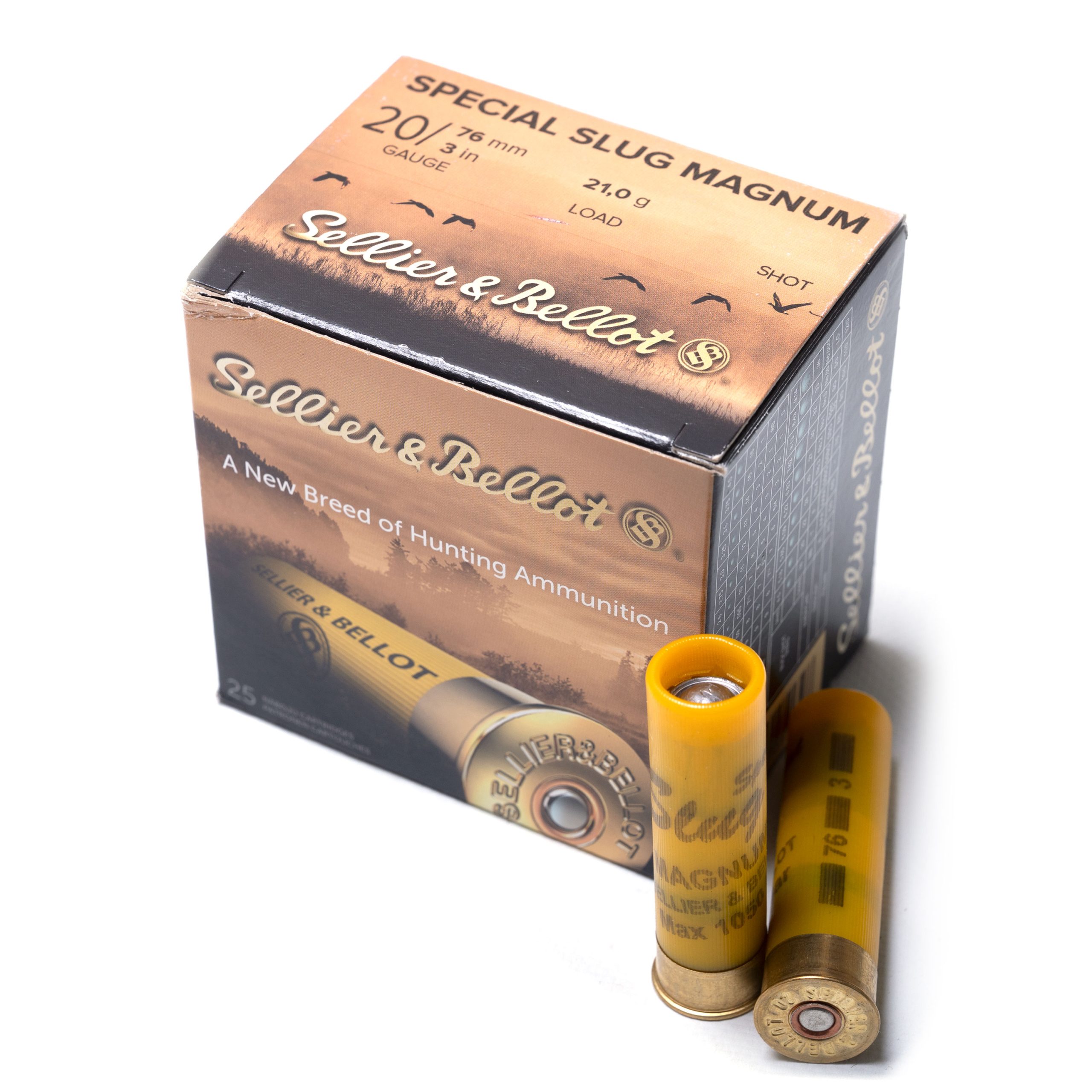 S & B 20 GA 3” SPECIAL SLUG (25 pack)