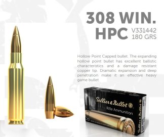 S & B c.308 WIN 180 GR HPC