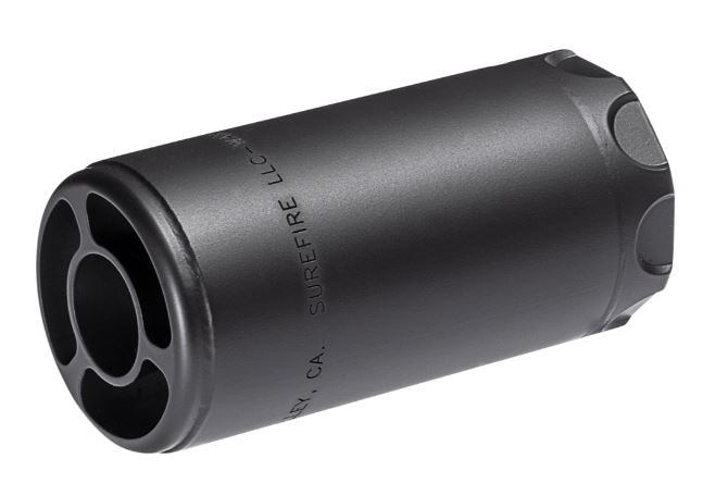 (DIS) SUREFIRE WARDEN-BLAST REGULATOR, MULTI CALIBER, BLACK