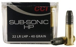 CCI c.22 LR SUB-SONIC HP 100 PK