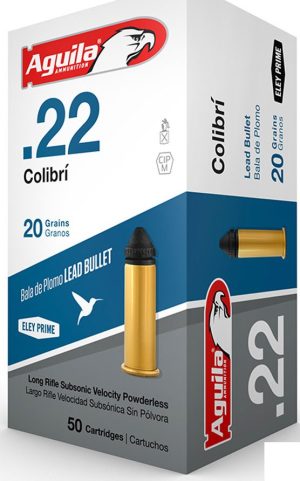 AGUILA .22LR COLIBRI 20 GR