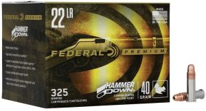 FED 22LR 40GR HAMMERDOWN COPPER PLATED LEAD HP 325 COUNT