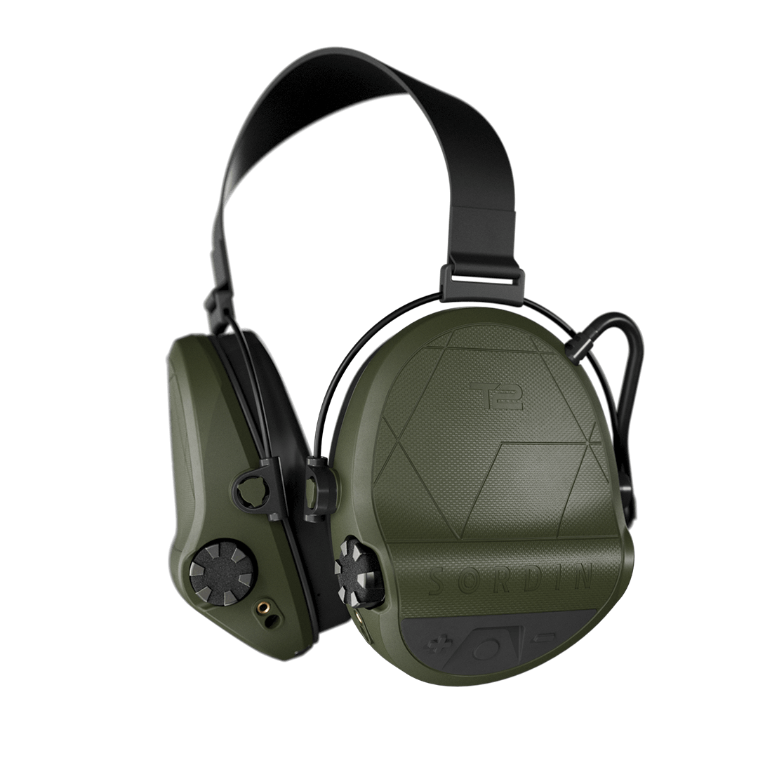 Sordin Supreme T2 Green Neckband Memory Foam