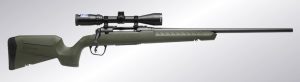 SAVAGE AXIS 2 XP GREEN COMPACT 243 WIN 20" OD GREEN SYNTHETI