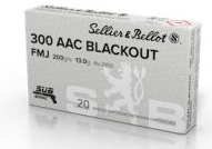 S & B  c.300 AAC (Black Out) 200 Gr  Subsonic
