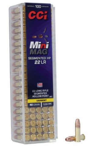 CCI 22 LR MINI MAG   40 GR SEGMENTED HP