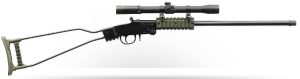 CHIAPPA 22LR. LITTLE BADGER SINGLE SHOT OD GREEN SCOPE