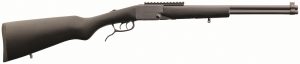 CHIAPPA 410/22LR DOUBLE  BADGER RIFLE  19'' DARK FINISH