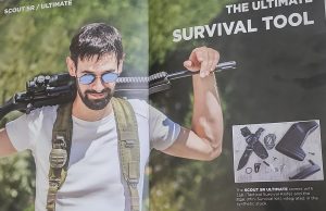 ISSC SPA, SCOUT SR  RIFLE, BLK. c.22LR, 20" (SYN. STOCK)