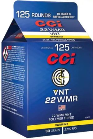 CCI 22 WMR 30GR VNT 125CT POUR PACK
