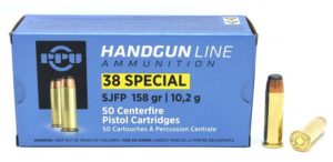 PRVI  c.38 Spec. 158gr SJFP 50 Rnds