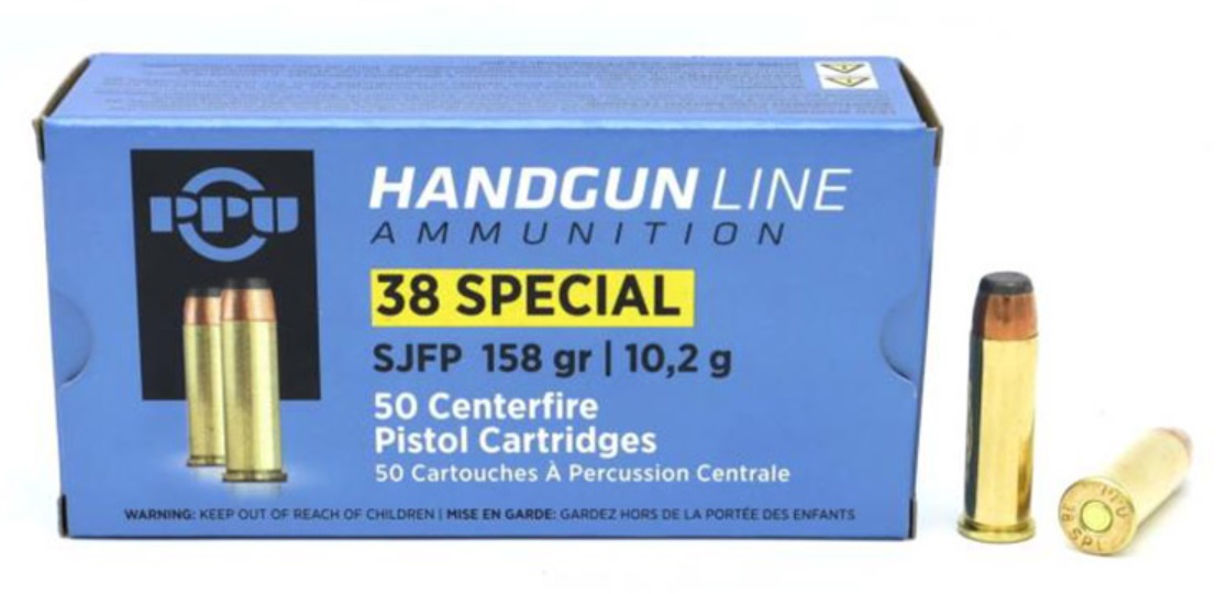 PRVI  c.38 Spec. 158gr SJFP 50 Rnds