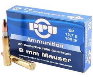 PRVI 8mm Mauser  SP 196gr