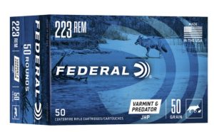 FED 223 REM 50 GR JHP ”VARMINT / PREDATOR”