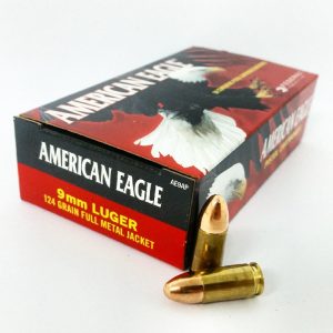 FED. A.E. 9mm LUGER 124GR FMJ 50 rounds