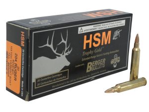 HS MUNITIONS VARMINT GOLD .204 RUGER 40GR. BERGER MATCH