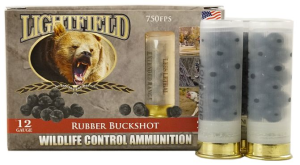 LIGHTFIELD WILDLIFE 12GA 2 3/4” RUBBER BUCK