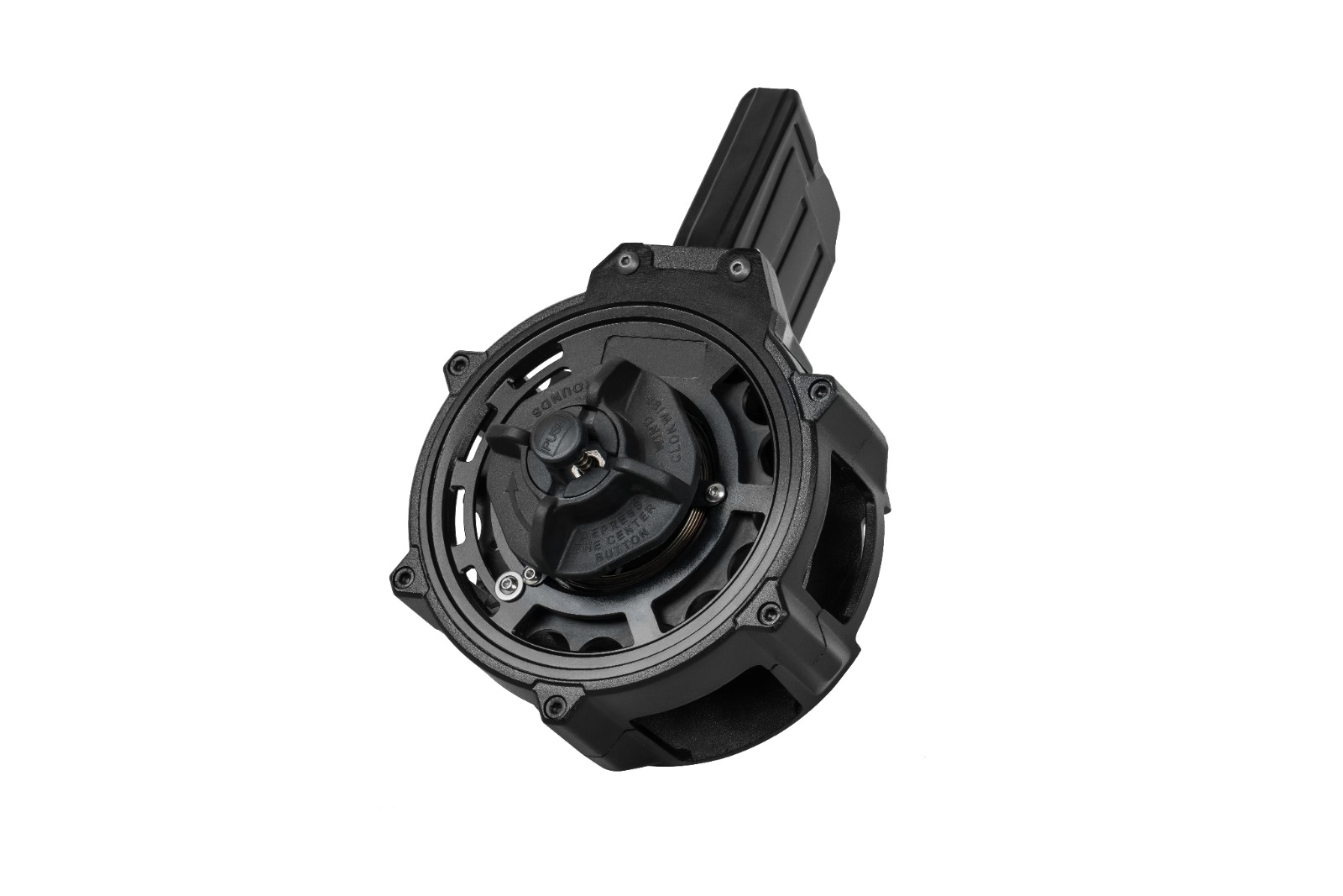 EGE ARMS LEVAR12 DRUM MAGS 12GA, 20-ROUND, METAL, BLACK