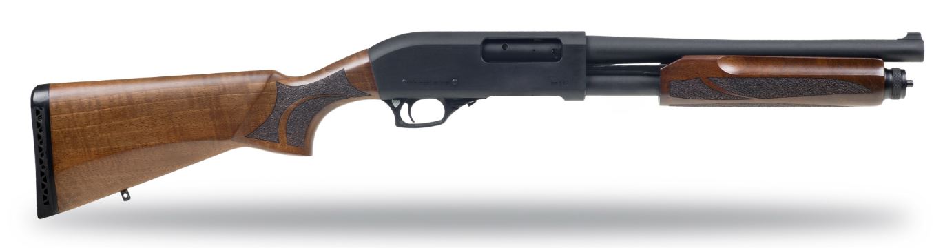 EGE ARMS EG100-TAC PUMP 12GA 3″ 12.2″, WALNUT