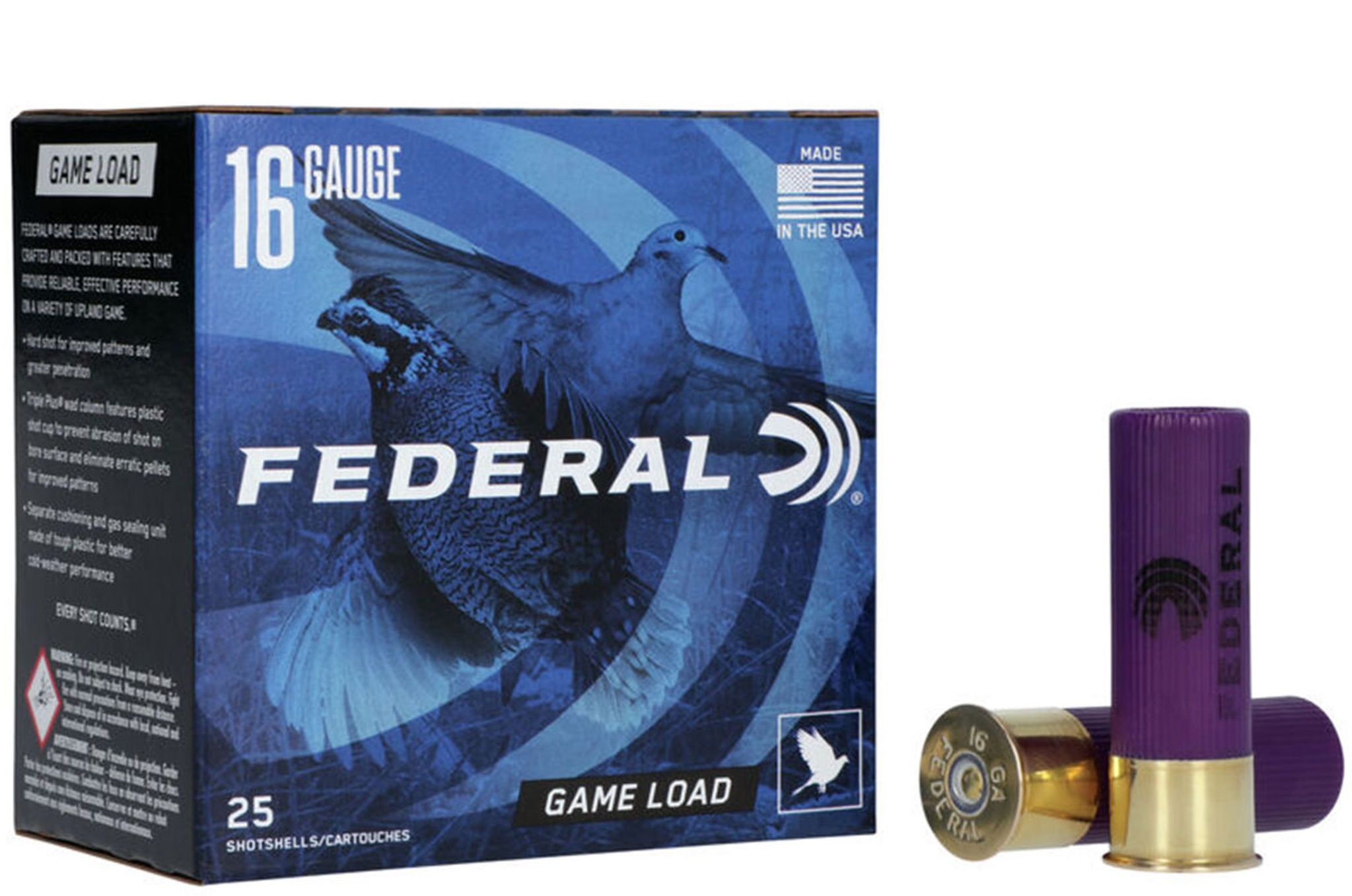FED. 16GA GAME LOAD 23/4” 1oz #6