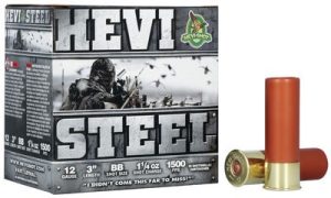 HEVISHOT HEVISTEEL 12GA 3” 1-1/4OZ #BB