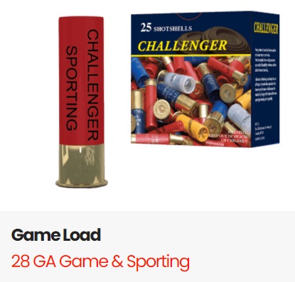 CHALLENGER (10054) 28GA. 2 3/4” 3/4oz. #4 LEAD