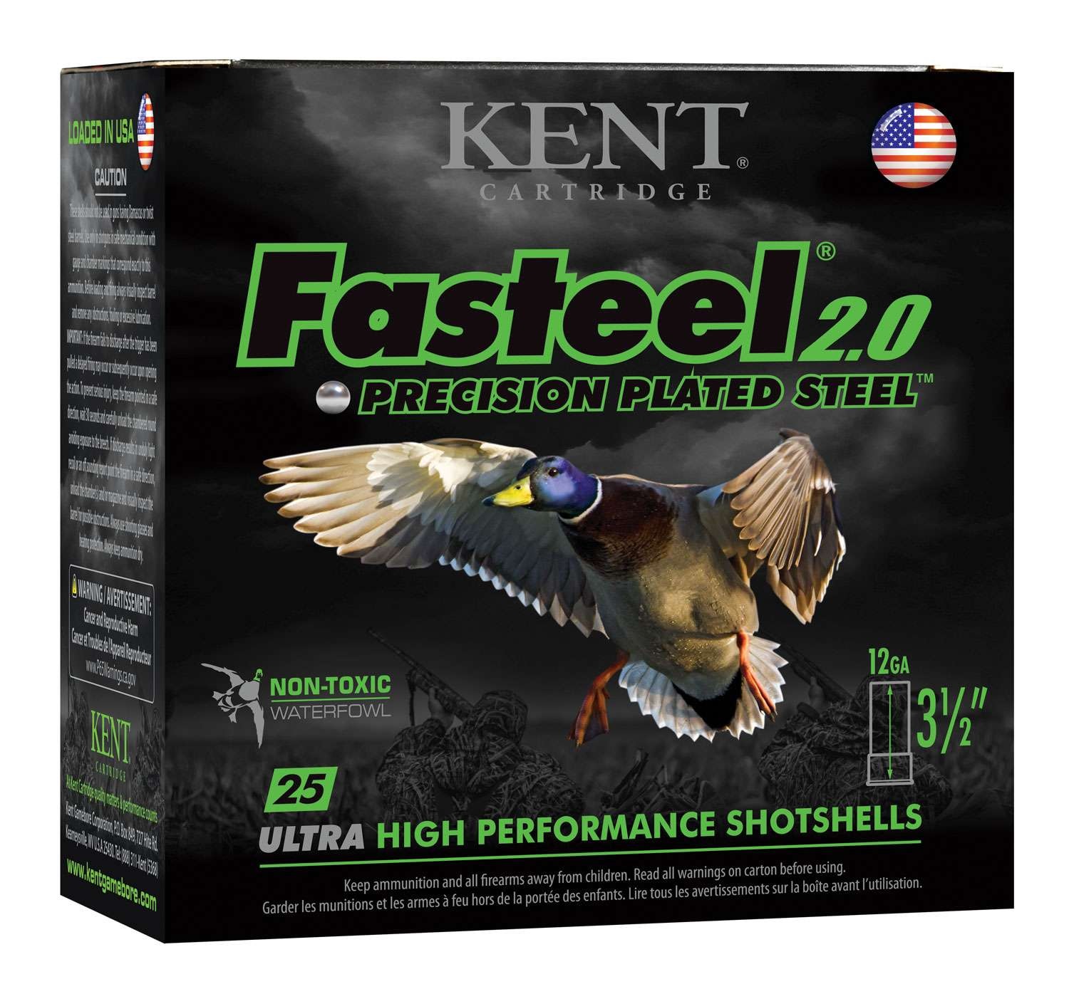 KENT FASTESTEEL 2.0 12GA 3 1/2”1 3/8 OZ #2