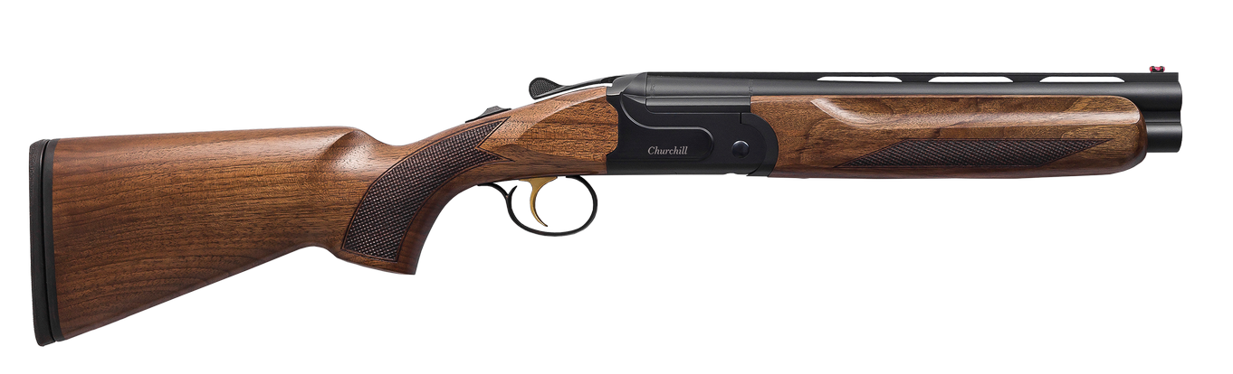 CHURCHILL 206, O/U 12GA  (28”BRL), BLK. WALNUT STOCK