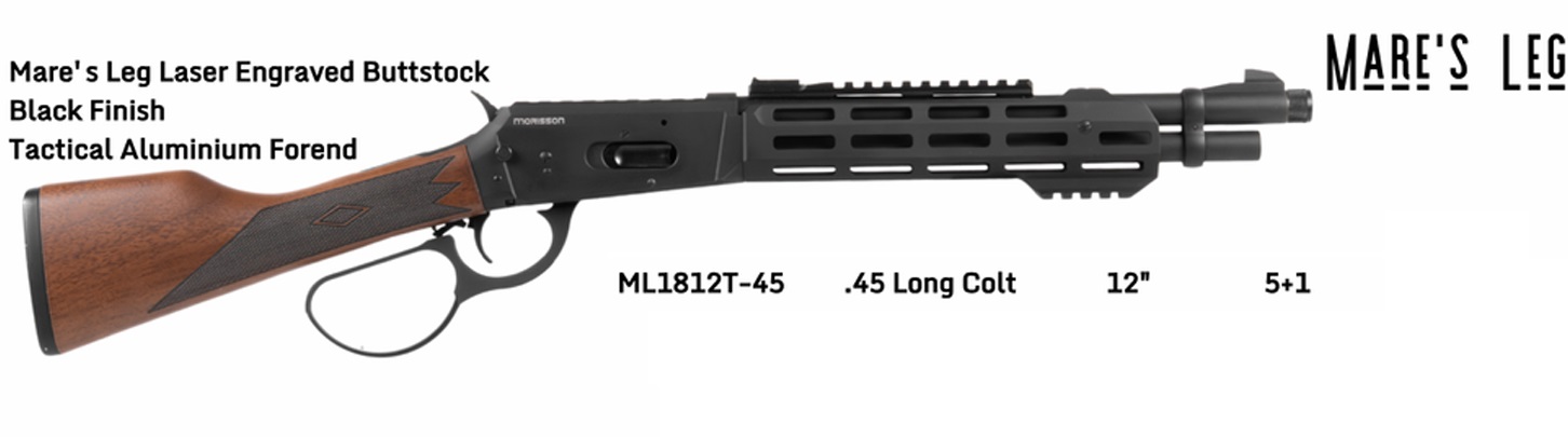 MORISSON LEVER MARES LEG 45 LC 12″ BLACK TACT FOREND 5+1