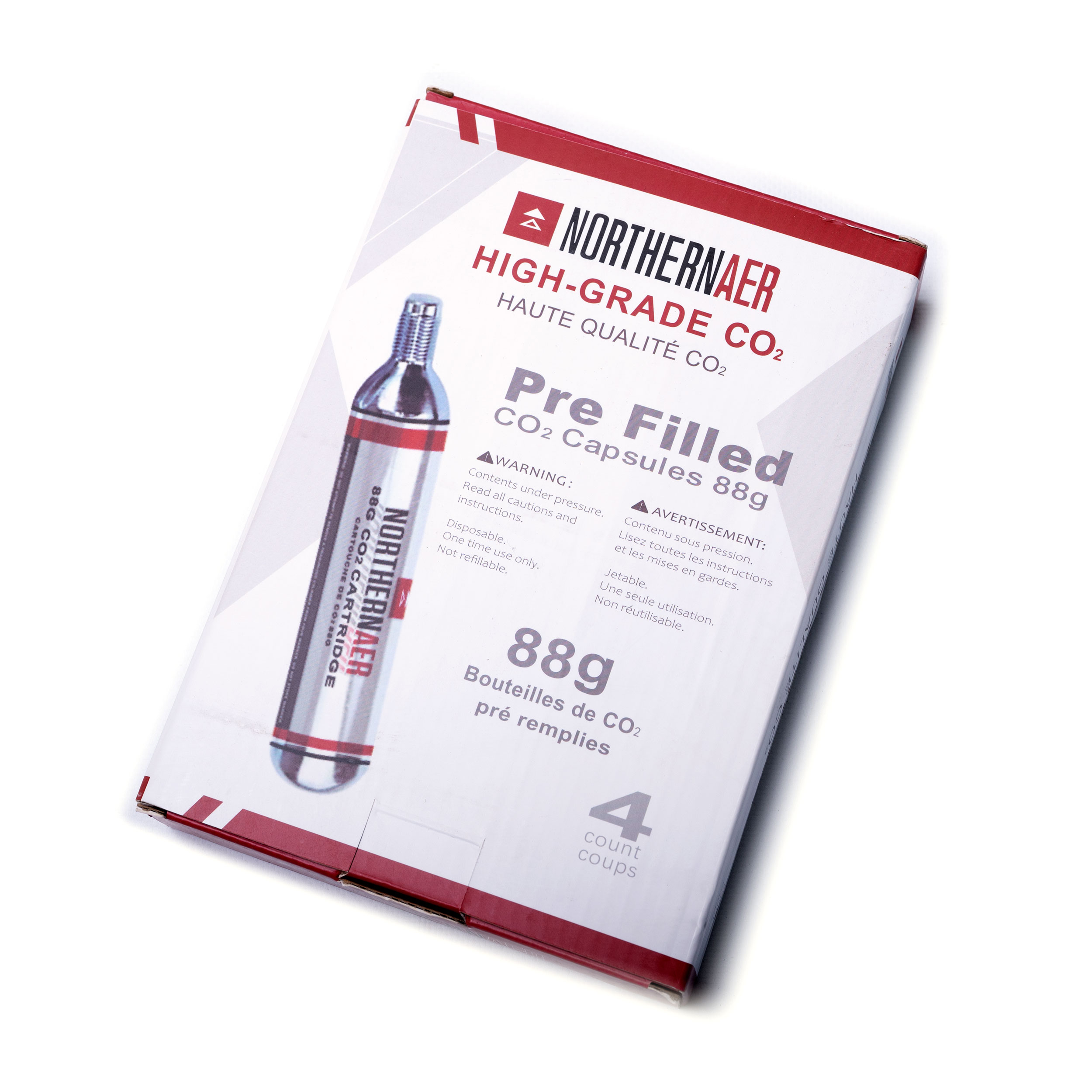 NORTHERNAER 88 GRAM CO2 CARTRIDGE 4 PACK