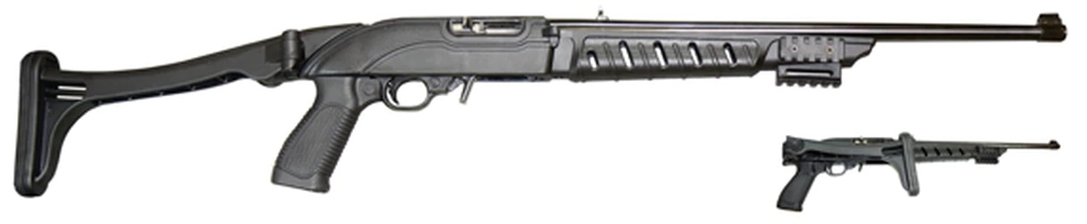 PRO MAG RUGER 10/22* Tactical Folding Stock – Black Polymer