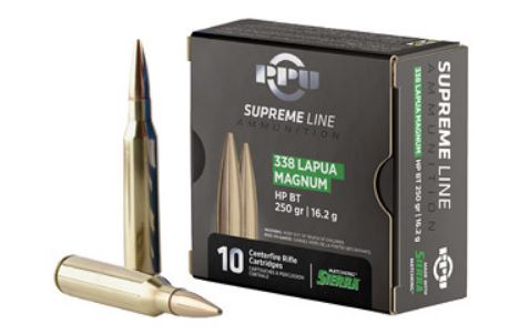 PRVI .338 LAPUA MAGNUM SUPREME SMK HPBT 250GR 10 RDS