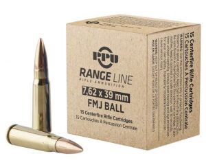 PRVI Rifle 7.62x39 Range FMJ 123gr