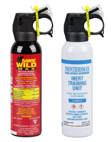 SABRE WILD MAX BEAR SPRAY + PRACTICE CANNISTER (225ML)