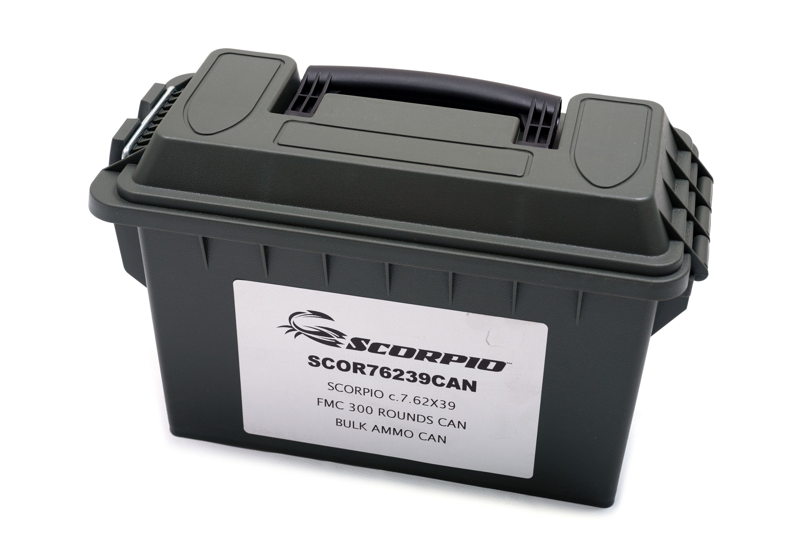 SCORPIO c.7.62X39 FMC 300 ROUNDS CAN BULK AMMO CAN