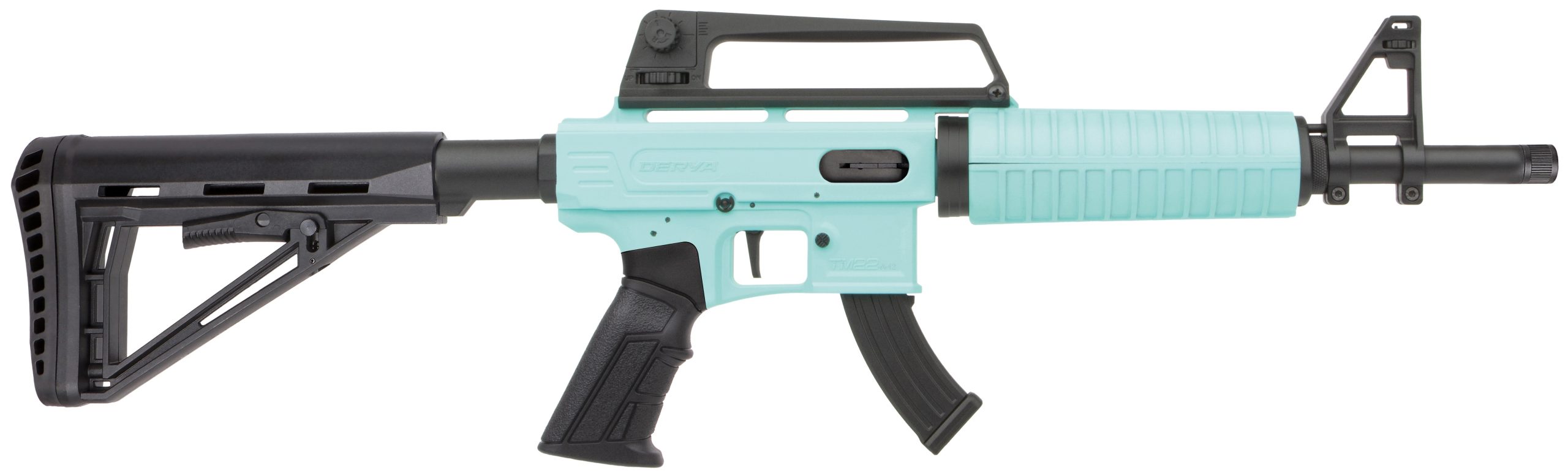 DERYA TM22 Feather SA Compact EGG BLUE c.22 LR 12″