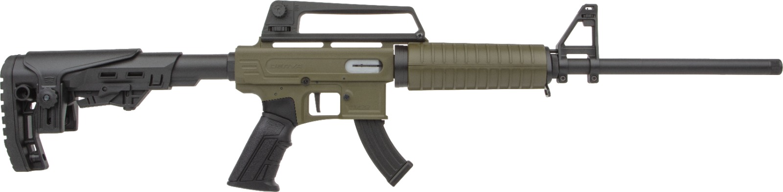 DERYA TM22 Feather SA Compact OD GREEN c.22 LR 18″