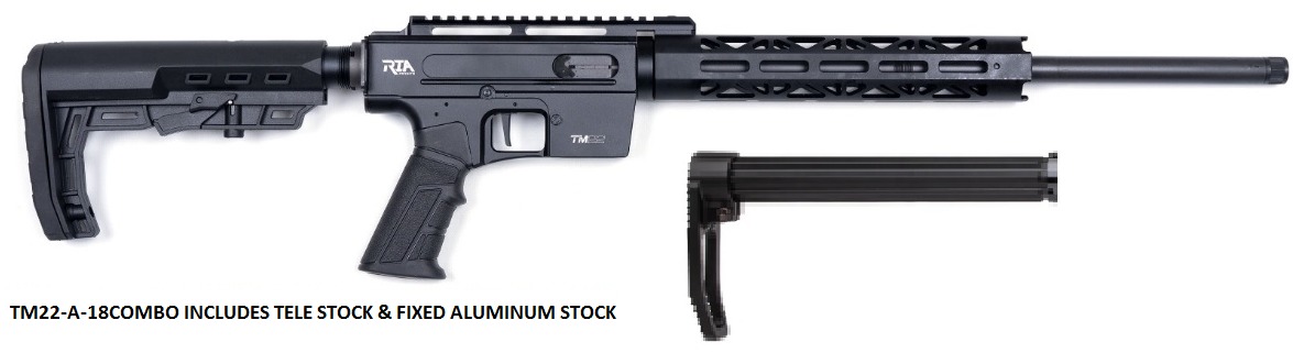 DERYA/ Rock Island Armory TM22 SA Compact BLACK c.22 LR 18″