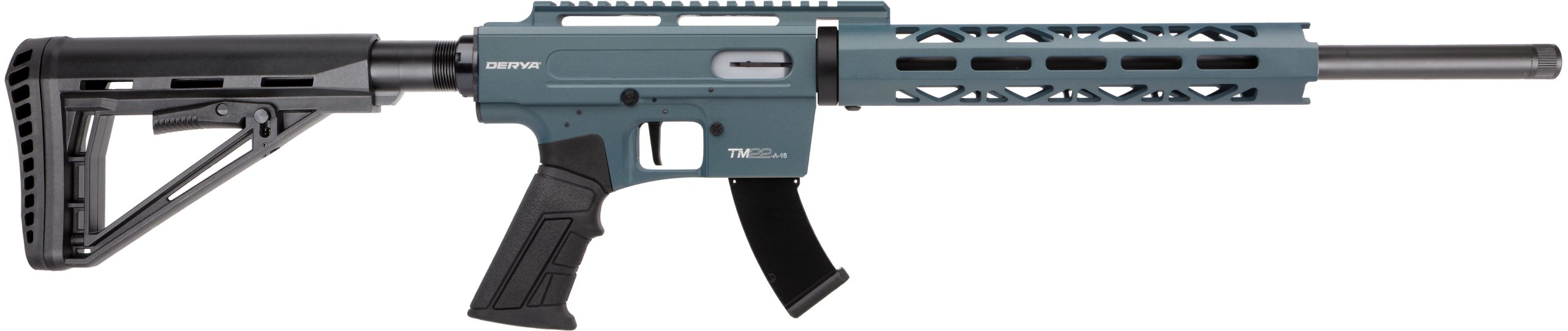DERYA TM22 PRO Blue Titanium c.22 LR 16″