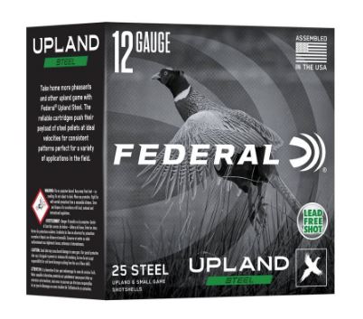 FED 12GA 2-3/4″ 1-1/8 OZ 4 UPLAND STEEL