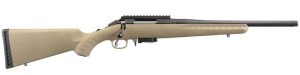 RUGER AMERICAN 7.62X39 FDE SYNTH BLK BOLT-ACTION 16.12"