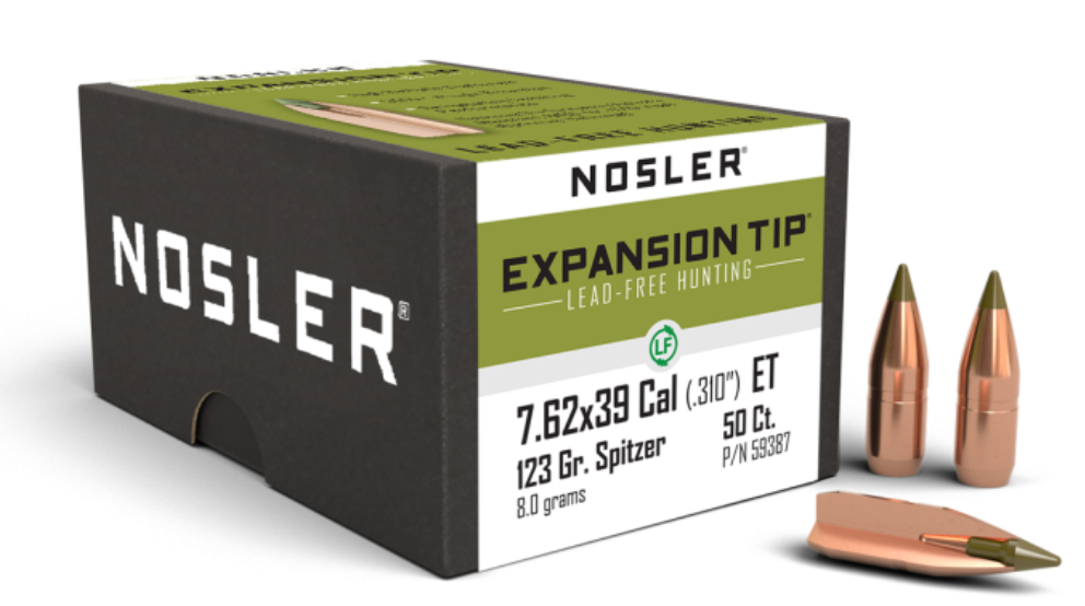 NOSLER ET-7.62X39 123G SP BAND .640 (50CT)