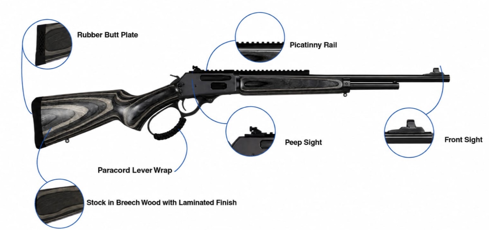 ROSSI R95 3030Win 20″ LAMINATED BLUED