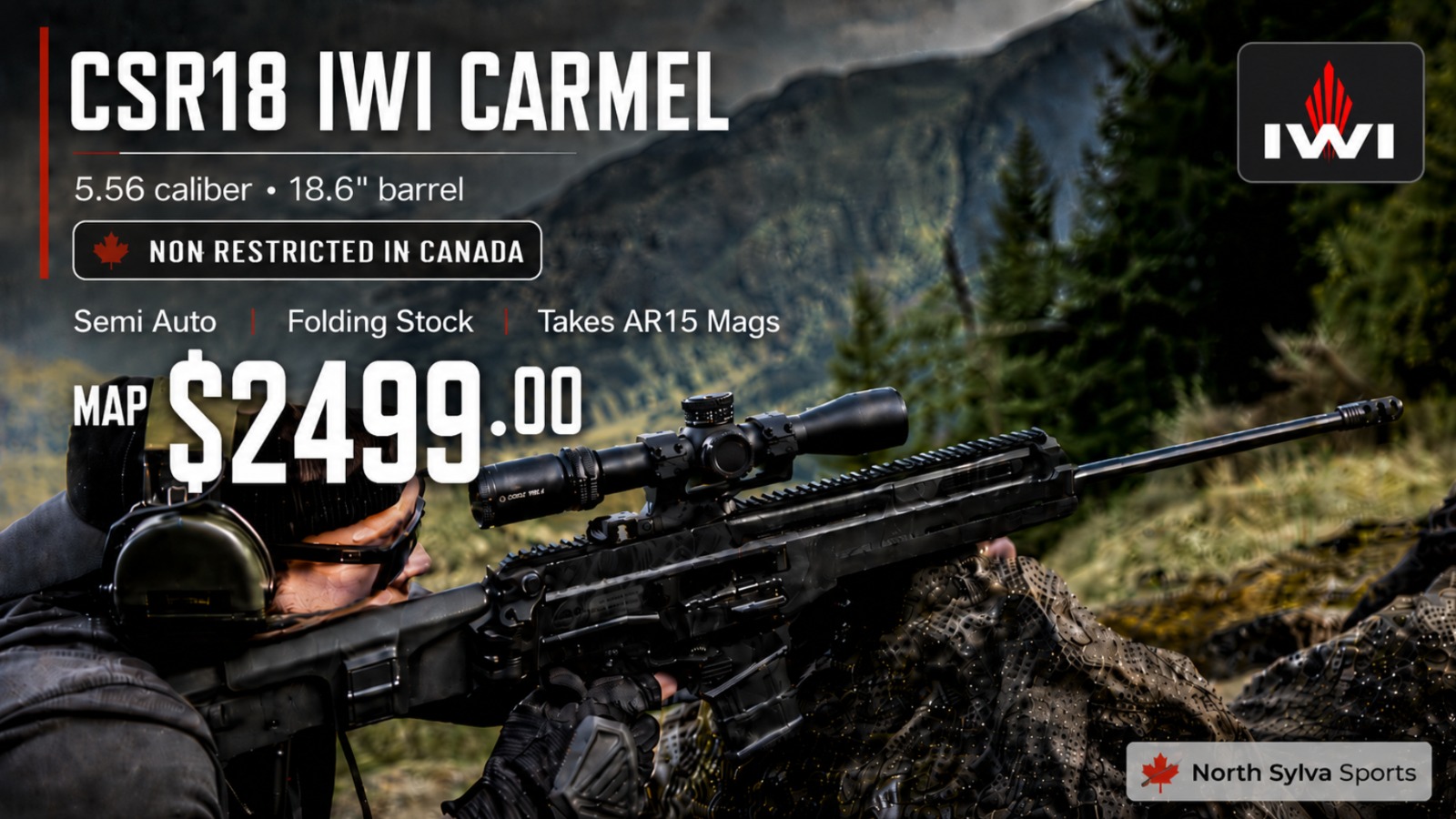 IWI CARMEL c.5.56 18.6″ BBL “NON RESTRICTED”
