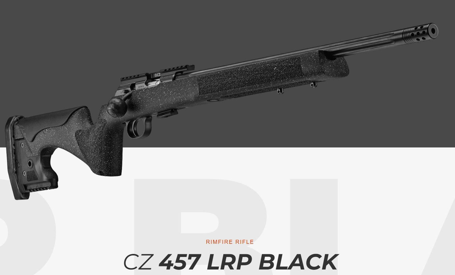 CZ 457 LRP BLACK c.22LR 630MM 1/2″X20
