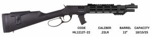 MORISSON LEVER c.22LR 12" BLACK TACTICAL FOREND 10