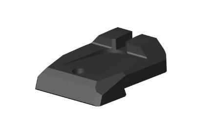 CZ REAR SIGHT AL “AFTERGLOW”, FOR CZ P-10C
