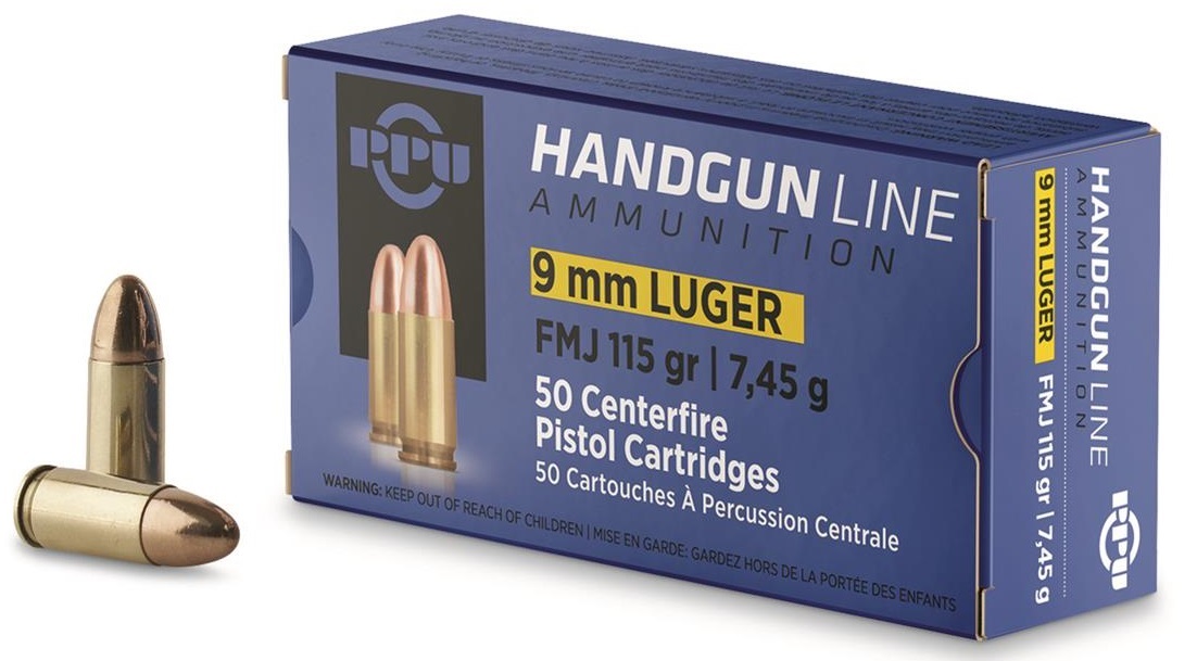 PRVI 9mm Luger FMJ 115gr.